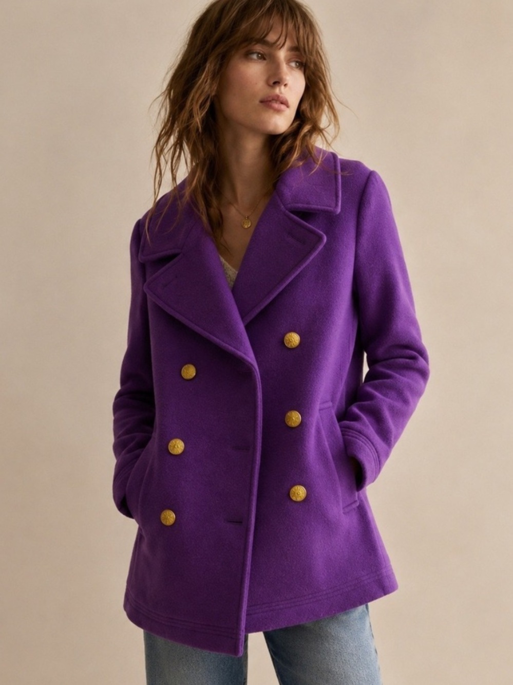 J. Crew Stadium Cloth Nello Gori Coat